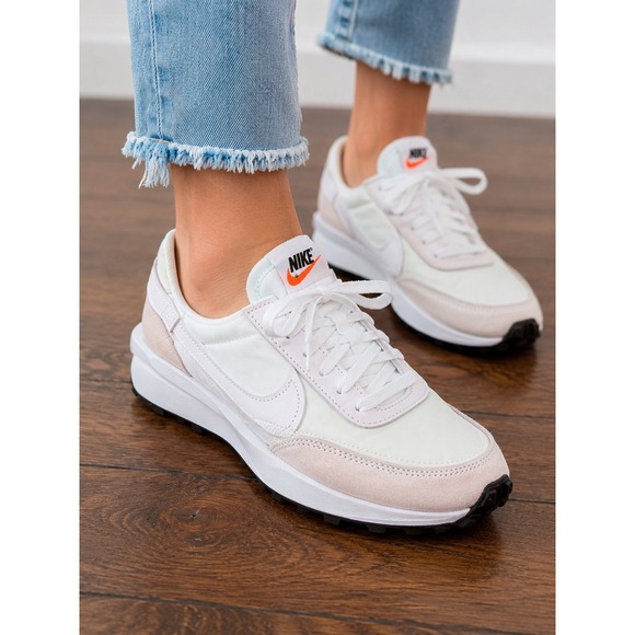 Nike Shoes - Nike Waffle Debut Summit White Orewood Brown Sneakers Womens 9